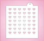 Double Color Hearts Stencil Set